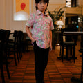 The Huā Collection Boy Holiday Shirt in 熙 Luna Lily - Umbi