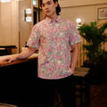 The Huā Collection Men Holiday Shirt in 熙 Luna Lily - Umbi
