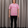 The Huā Collection Men Holiday Shirt in 熙 Luna Lily - Umbi