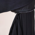 The Huā Collection Women Detachable Pleated Skirt in Black - Umbi