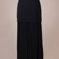 The Huā Collection Women Detachable Pleated Skirt in Black - Umbi