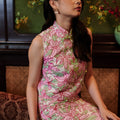 The Huā Collection Women Sleeveless Oriental Blouse in 熙 Luna Lily - Umbi