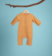 The Kenangan Raya Baby Jumpsuit Brown - Umbi