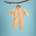 The Kenangan Raya Baby Jumpsuit Gasing Print - Umbi
