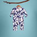 The Kenangan Raya Baby Jumpsuit Marble Print - Umbi