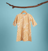 The Kenangan Raya Baby Kurung Dress Gasing Print - Umbi