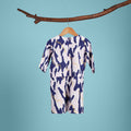 The Kenangan Raya Baby Kurung Dress Marble Print - Umbi