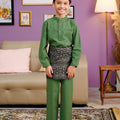 The Kenangan Raya Boy Baju Melayu Set Pine Green - Umbi
