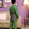 The Kenangan Raya Boy Baju Melayu Set Pine Green - Umbi