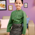 The Kenangan Raya Boy Baju Melayu Set Pine Green - Umbi