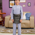 The Kenangan Raya Boy Baju Melayu Set Stone Blue - Umbi