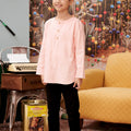 The Kenangan Raya Boy Kurta Top Pink - Umbi
