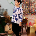 The Kenangan Raya Boy Teluk Belanga Top Marble Print - Umbi
