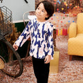 The Kenangan Raya Boy Teluk Belanga Top Marble Print - Umbi