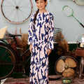 The Kenangan Raya Girl Classic Skirt Marble Print - Umbi