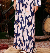 The Kenangan Raya Girl Classic Skirt Marble Print - Umbi