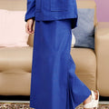 The Kenangan Raya Girl Classic Skirt Royal Blue - Umbi