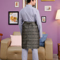 The Kenangan Raya Men Baju Melayu Set Stone Blue - Umbi