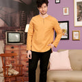 The Kenangan Raya Men Modern Teluk Belanga Top Brown - Umbi