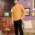 The Kenangan Raya Men Modern Teluk Belanga Top Brown - Umbi