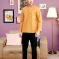 The Kenangan Raya Men Modern Teluk Belanga Top Brown - Umbi
