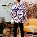 The Kenangan Raya Men Modern Teluk Belanga Top Marble Print - Umbi