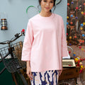 The Kenangan Raya Women Boxy Blouse Pink - Umbi