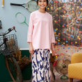 The Kenangan Raya Women Boxy Blouse Pink - Umbi