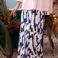 The Kenangan Raya Women Classic Skirt Marble Print - Umbi