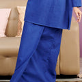 The Kenangan Raya Women Classic Skirt Royal Blue - Umbi