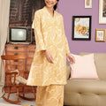 The Kenangan Raya Women Long Kebaya Top Gasing Print - Umbi