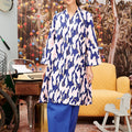 The Kenangan Raya Women Long Kebaya Top Marble Print - Umbi