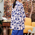 The Kenangan Raya Women Long Kebaya Top Marble Print - Umbi