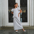 The Lumiere Collection Girl Amelia Kurung Set in Snow White Lace - Umbi