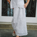 The Lumiere Collection Girl Amelia Kurung Set in Snow White Lace - Umbi