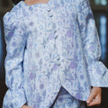 The Lumiere Collection Girl Sofia Kurung Set in Brocade Ice Blue - Umbi