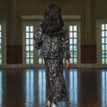 The Lumiere Collection Girl Sofia Kurung Set in Brocade Jade Black - Umbi