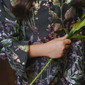 The Lumiere Collection Girl Sofia Kurung Set in Brocade Jade Black - Umbi