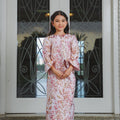 The Lumiere Collection Girl Sofia Kurung Set in Brocade Rose Gold - Umbi