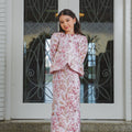 The Lumiere Collection Girl Sofia Kurung Set in Brocade Rose Gold - Umbi