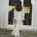 The Lumiere Collection Girl Sofia Kurung Set in Chamomile Yellow Lace - Umbi