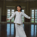 The Lumiere Collection Girl Tiara Embellished Set in Cloud White - Umbi