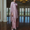 The Lumiere Collection Women Gala Satin Set in Shiny Pink - Umbi
