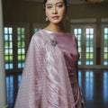 The Lumiere Collection Women Gala Satin Set in Shiny Pink - Umbi