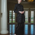 The Lumiere Collection Women Lorina Beaded Kurung Set in Black Blossom - Umbi