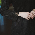 The Lumiere Collection Women Lorina Beaded Kurung Set in Black Blossom - Umbi