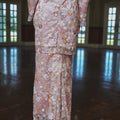 The Lumiere Collection Women Lorina Beaded Kurung Set in Rose Pink - Umbi