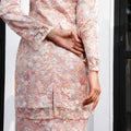 The Lumiere Collection Women Lorina Beaded Kurung Set in Rose Pink - Umbi