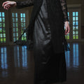 The Lumiere Collection Women Rhea Dress Set in Black Botanica Lace - Umbi