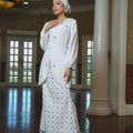 The Lumiere Collection Women Tiara Embellished Set in Cloud White - Umbi